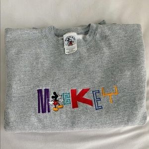 Vintage Authentic Mickey Mouse Crewneck Sweatshirt